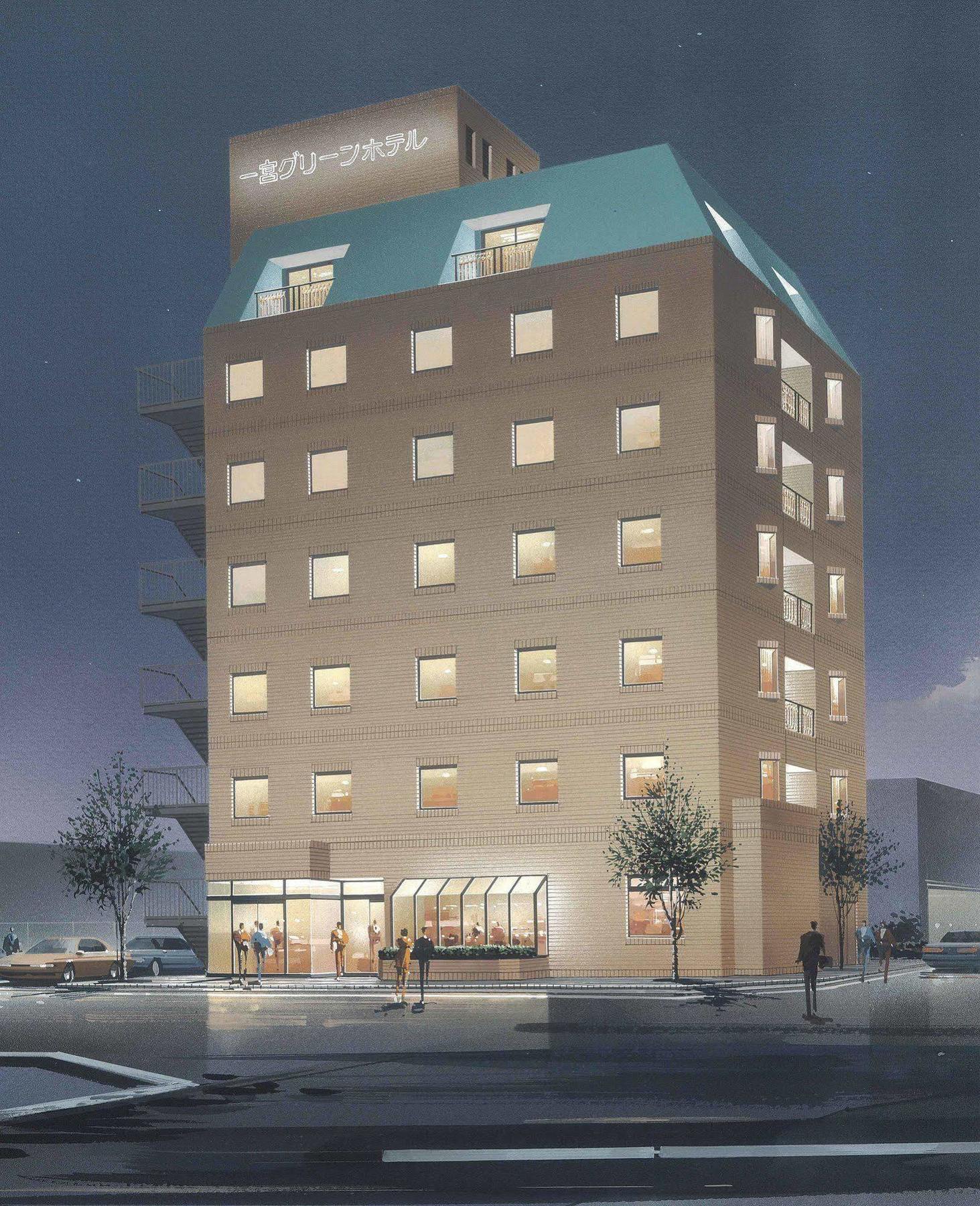 Ichinomiya Green Hotel Экстерьер фото